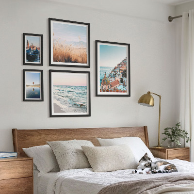 Set di 5 quadri Incantevoli viste sul mare