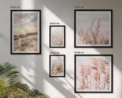Set di quadri incorniciati Paesaggi marini, sole