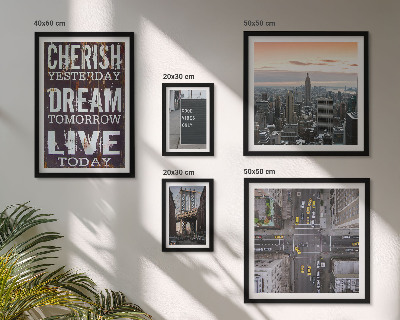 Set di 5 quadri Slogan cittadini stimolanti