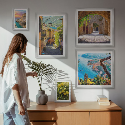 Polittico con cornice Incantevoli viste sul mare