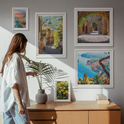 Polittico con cornice Incantevoli viste sul mare