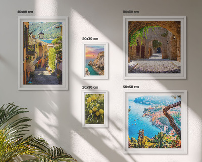 Polittico con cornice Incantevoli viste sul mare