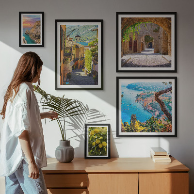 Polittico con cornice Incantevoli viste sul mare
