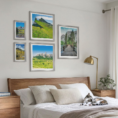 Set di quadri incorniciati Paesaggi montani e cascate