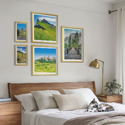 Set di quadri incorniciati Paesaggi montani e cascate