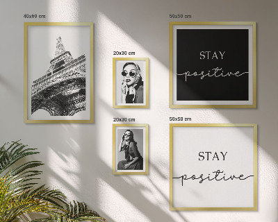 Set di 5 quadri Grafica elegante, moda Parigi