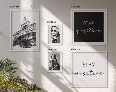 Set di 5 quadri Grafica elegante, moda Parigi