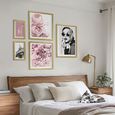 Set di quadri incorniciati Ritratti eleganti di rose