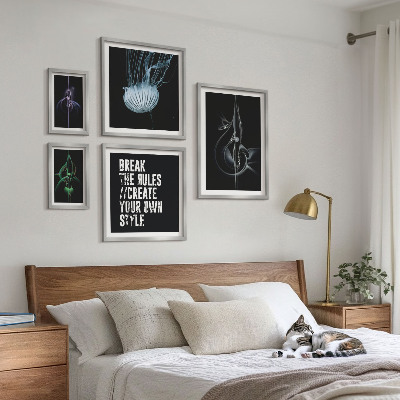 Polittico con cornice Motivi creativi astratti