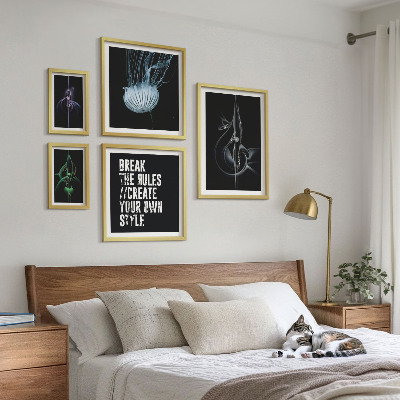 Polittico con cornice Motivi creativi astratti