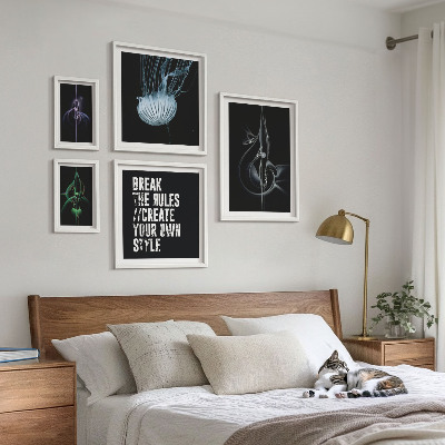 Polittico con cornice Motivi creativi astratti
