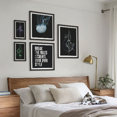 Polittico con cornice Motivi creativi astratti