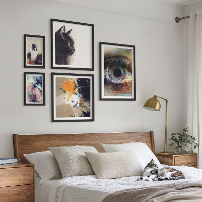 Set di 5 quadri Ritratti astratti nell'arte moderna