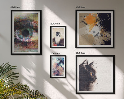 Set di 5 quadri Ritratti astratti nell'arte moderna