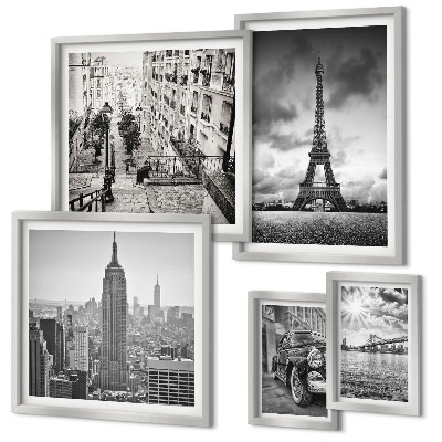 Set di quadri incorniciati Paesaggi urbani e icone architettoniche