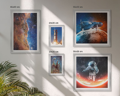 Set di quadri incorniciati Viaggi spaziali nella galassia