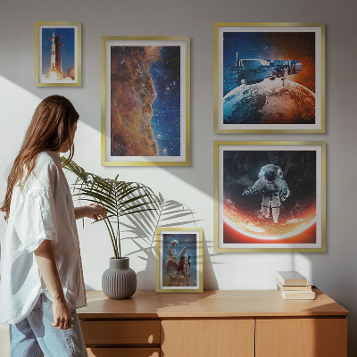 Set di quadri incorniciati Viaggi spaziali nella galassia