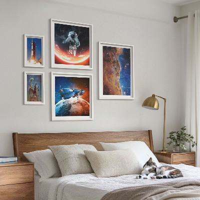 Set di quadri incorniciati Viaggi spaziali nella galassia