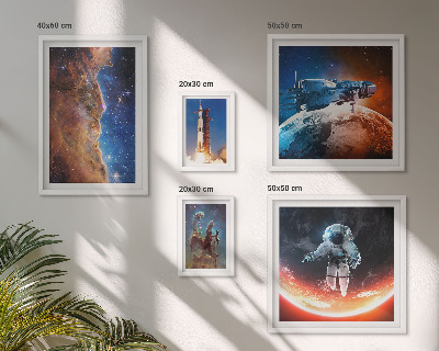 Set di quadri incorniciati Viaggi spaziali nella galassia