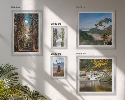 Set di quadri incorniciati Paesaggi montani e natura selvaggia