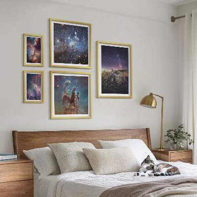 Set di quadri incorniciati Paesaggi cosmici delle galassie