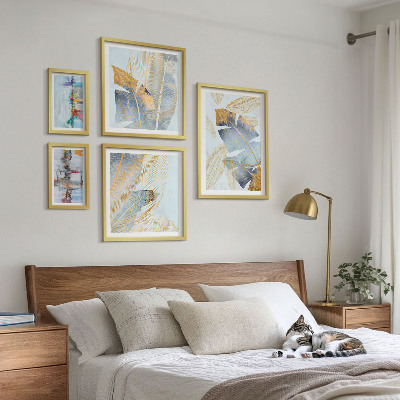 Set di 5 quadri Motivi vegetali moderni