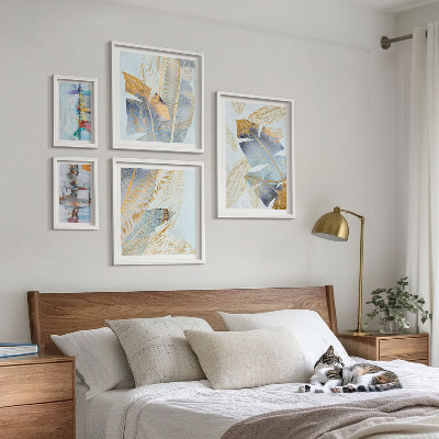 Set di 5 quadri Motivi vegetali moderni