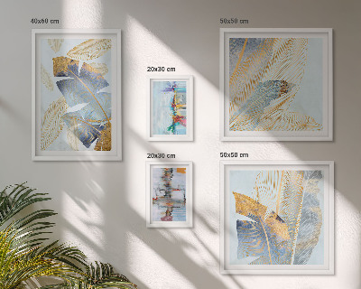 Set di 5 quadri Motivi vegetali moderni
