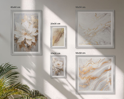 Set di 5 quadri Eleganti composizioni floreali