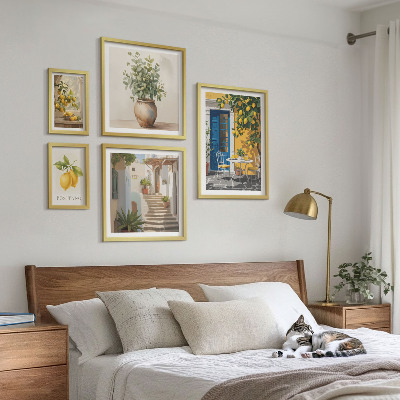 Set di quadri incorniciati Ispirazioni di stile agrumate