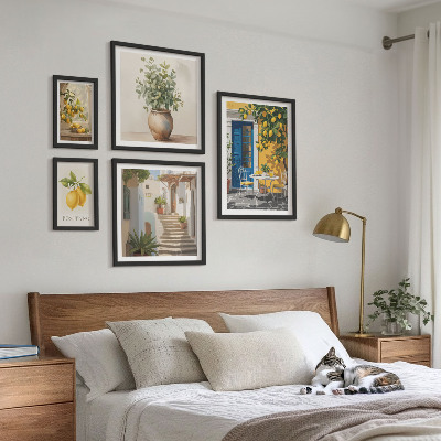 Set di quadri incorniciati Ispirazioni di stile agrumate