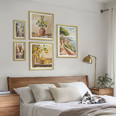 Set di quadri incorniciati Incantevoli panorami mediterranei