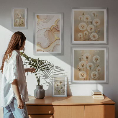 Set di quadri incorniciati Motivi floreali dalla natura delicata