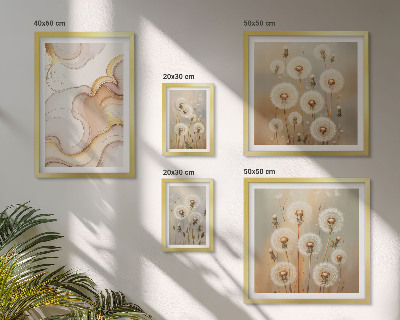 Set di quadri incorniciati Motivi floreali dalla natura delicata