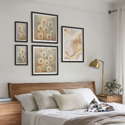 Set di quadri incorniciati Motivi floreali dalla natura delicata
