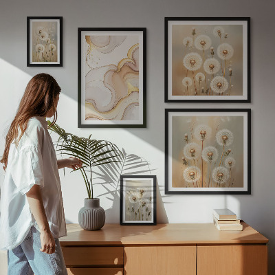 Set di quadri incorniciati Motivi floreali dalla natura delicata