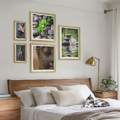 Polittico con cornice Atmosfera zen rilassante