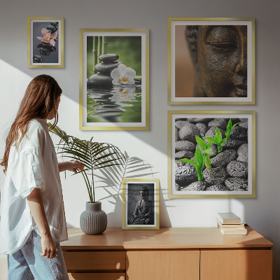 Polittico con cornice Atmosfera zen rilassante