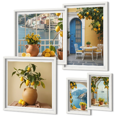 Set di quadri incorniciati Lemon Sunspirations