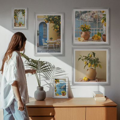 Set di quadri incorniciati Lemon Sunspirations