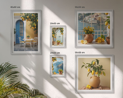 Set di quadri incorniciati Lemon Sunspirations
