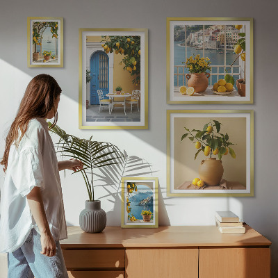 Set di quadri incorniciati Lemon Sunspirations