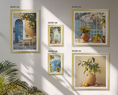 Set di quadri incorniciati Lemon Sunspirations