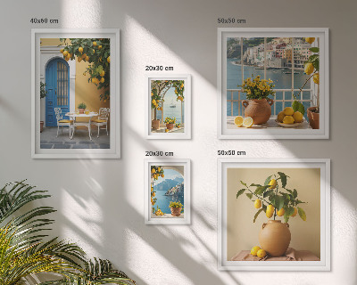 Set di quadri incorniciati Lemon Sunspirations