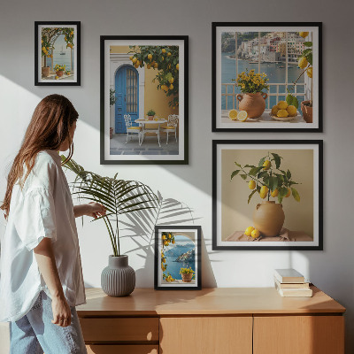 Set di quadri incorniciati Lemon Sunspirations