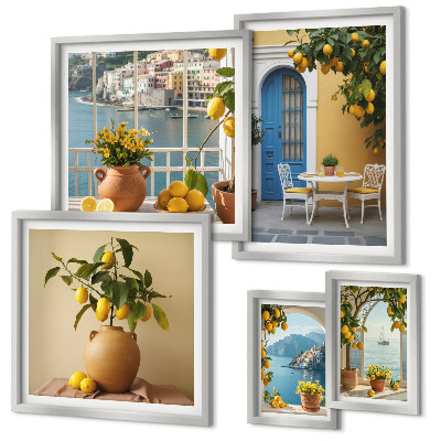 Set di quadri incorniciati Lemon Sunspirations