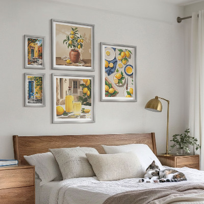 Set di quadri incorniciati Limone Idee Mediterranee