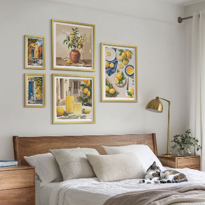 Set di quadri incorniciati Limone Idee Mediterranee