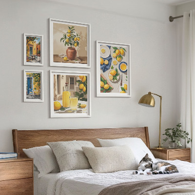 Set di quadri incorniciati Limone Idee Mediterranee