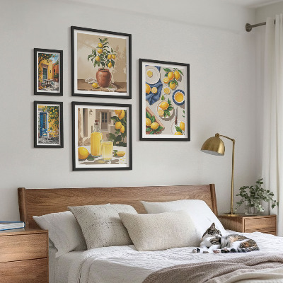 Set di quadri incorniciati Limone Idee Mediterranee